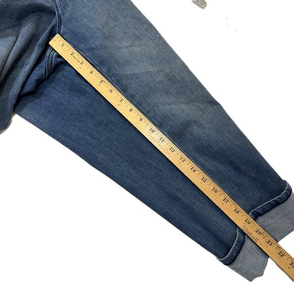 J. Jill Denim High Rise Cropped Capri Stretch Jeans - Picture 11 of 14